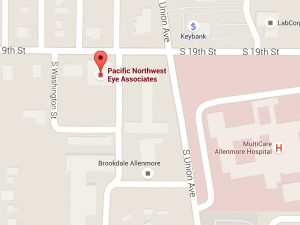Map of Pacific Northwest Eye Associates